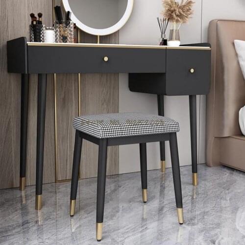 Nordic dressing stool simple modern bedroom makeup chair net red light luxury makeup stool ins household dressing table stool