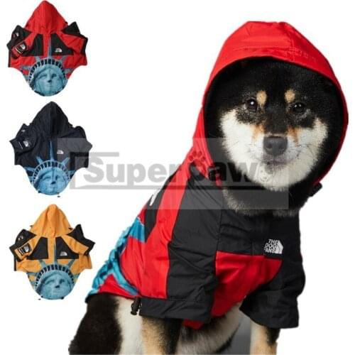 Pet Dog Outdoor Jacket Windbreaker Raincoat Waterproof For Small Medium Large Dogs Clothes French Bulldog Dropshipping TPC30