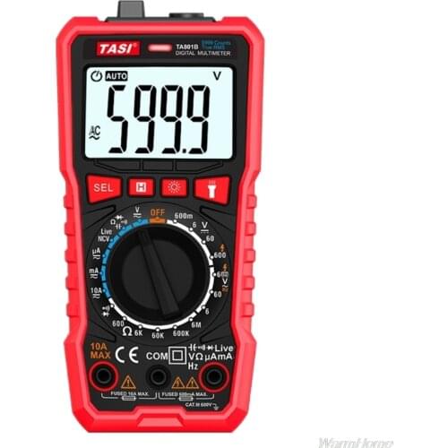 High-precision Digital Multimeter TA801A/B/C/D Smart Ture Rms NCV Auto Range Multimeters Tester Ohm Hz Voltage Amp Meter M25 21