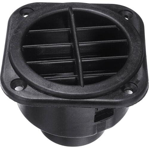 1pc Black Plastic 42mm Car Heater Ducting Warm Air Vent Outlet Car Styling Air Heat For Eberspacher For Webasto Propex Heater