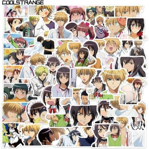 10/30/50Pcs Kaichou wa Maid Sama! Anime Stickers Usui Takumi Ayuzawa Misaki for Laptop Skateboard Refrigerator Motorcycle