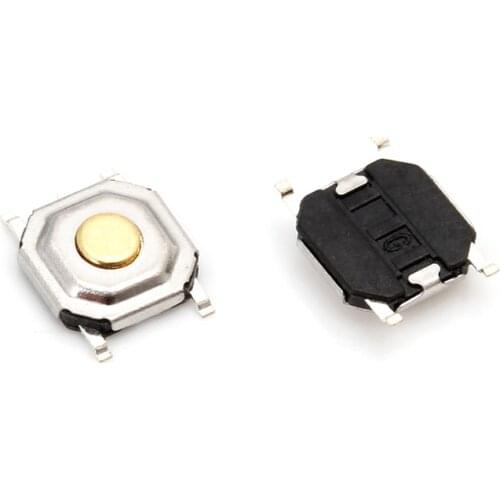 100 x Waterproof Microswitch Tactile Tact Push Button Switch Momentary SMD 4 Pin New Drop Shipping