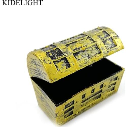 12PCS Kids Happy Birthday Party Favor Gift Pirate Treasure Box Souvenir Pirate Party Supply Present Cute Giveaway