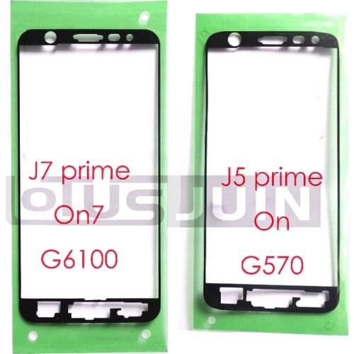 2pcs Pre-Cut Front Frame Adhesive LCD Sticker Glue Tape For Samsung Galaxy on5 on7 J5 prime J7 prime G5700 G6100