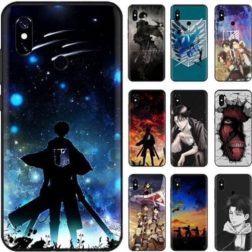 Ackerman Attack on Titan anime Phone Case For Xiaomi Mi A1 A2 5 6 6PLUS 8 9 SE Lite MIX 2 2S MAX 2 3 Pocophone F1