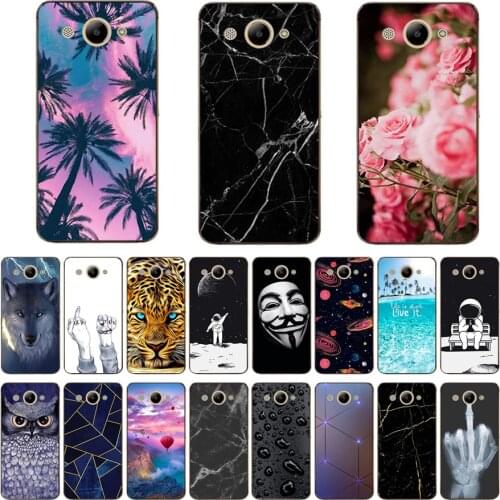 For Huawei Y3 2017 CRO-L22 Case 5.0'' Fashion silicone Soft Cases for Huawei CRO-L22 Y3 2018 Phone Cover Protective Shells Coque