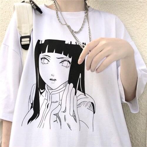 Summer Japan Hinata Anime Print T-shirts New Loose Short Sleeve Student shirt Half Sleeve Female Trend Harajuku Streetwear y2k