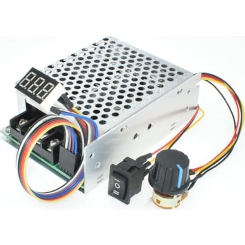 PWM Motor Speed Controller CW CCW Reversible Switch Digital Display 12 V Motor Speed Controller DC 10-55V 60A Speed Controller