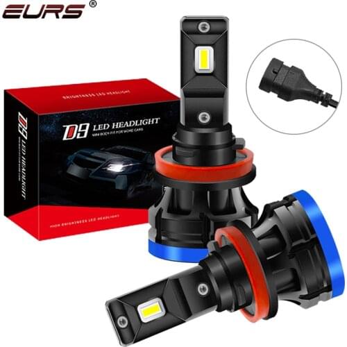 EURS H4 LED H7 Car Lights 12000LM H11 Car Headlight Bulbs H1 H8 H9 9005 9006 HB3 HB4 H13 9004 9007 LED Bulbs Fog Lights 12V 24V