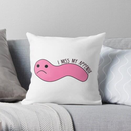 I Miss my Appendix. Throw Pillow Cushion Cover Polyester throw pillows case on sofa home living room car seat decor 45x45cm