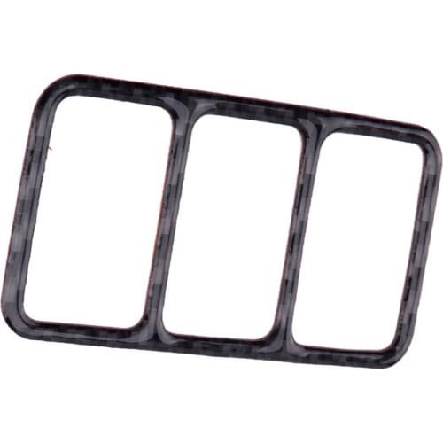 Carbon Fiber Console Seat Heating Button Sticker Frame Cover Fit for Nissan 370Z Z34 2009-2014 2015 2016 2017 2018 2019 2020