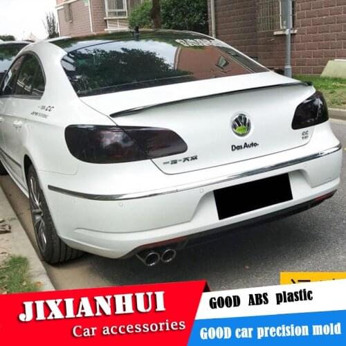 For CC Spoiler 2009-2016 Volkswagen CC Spoiler ABS plastic Material Car Rear Wing Color Rear Spoiler
