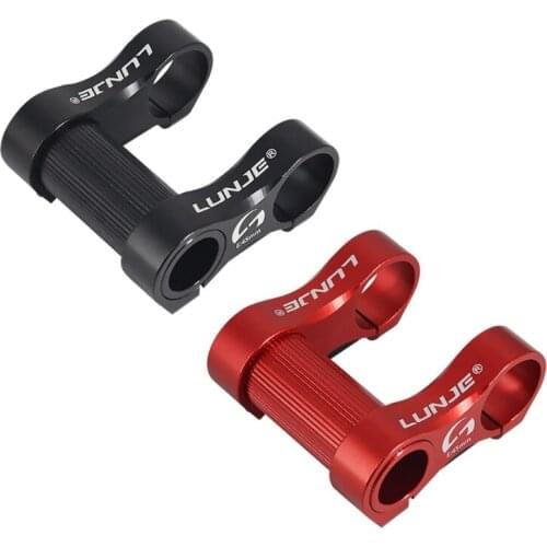 Bicycle Handlebar Extension, Adjustable Dual Stem, Bmx Bicycle Folding Stem Riser Bike Handlebar Stem Extender N0PC