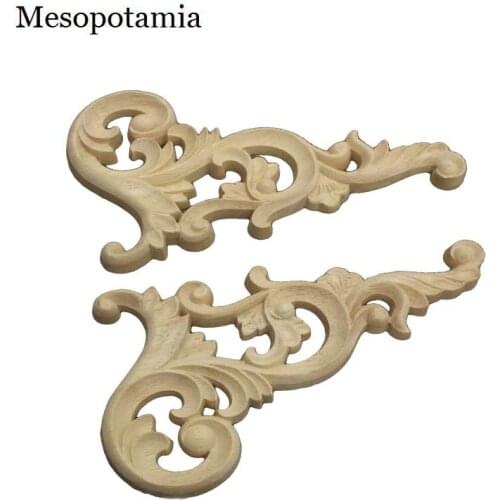 DIY Scrapbook Corner Protectors Arts Crafts Household Angle Flower Adornment Exquisite Precision Carving Wood Hollow Bead Crafts