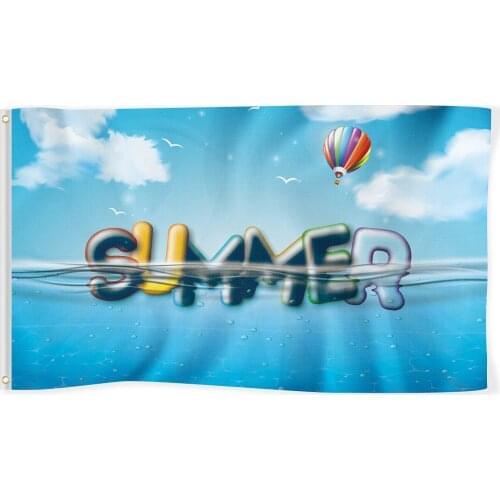 Banner Decorations Swimming Pool Duck Swim Ring Yard Sign Party Supplies Holiday Decoration Cool Funny Flags Welcome