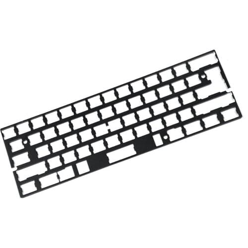 Universal Anodized Aluminum Positioning Board Plate Support ISO ANSI For GH60 PCB 60% Keyboard DIY Free Shipping