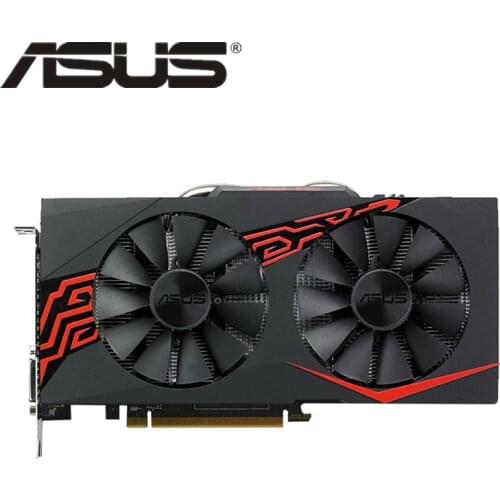 Original ASUS RX 570 4GB Video Card GPU Radeon RX570 4GB Graphics Cards AMD Computer Game Screen Map 580 560 550 VGA Videocard