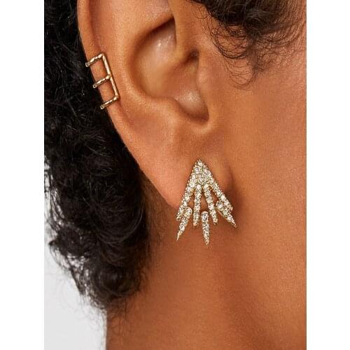 Stylish Stud Earrings For Women Triangle Coffee Color Acetic Acid Piercing Earrings Wedding Party Daily Wear Classic Jewelry Hot