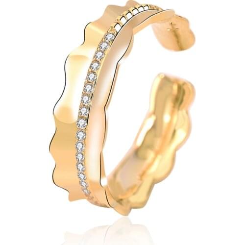 Fine Jewelry S925 Sterling Silver Skirt Ring Female European and American Style Personality Niche Design Index Finger Ring