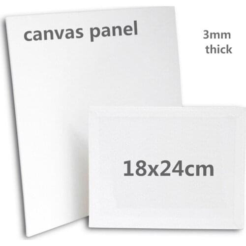 18x24cm blank MDF stretched canvas panel