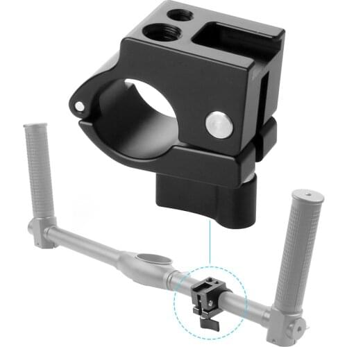 22mm 25mm Rod Clamp Monitor Mount Bracket Holder Cold Shoe Adapter for DJI Ronin M Zhiyun Crane2 Plus Crane V2 Gimbal Stabilizer