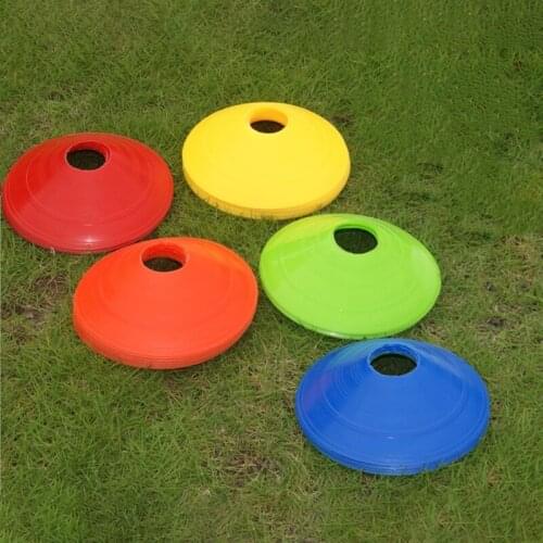 5Pcs/Set PVC 19cm Football Training Sports Saucer Cones Marker Discs Soccer Entertainment Sports Accessories