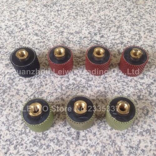 Diamond Polishing Drum Wheel 2 inch (50 mm) Rubber Base with Copper Connection M14 or 5/8-11 Thread Wet Polishing Diamond Tools