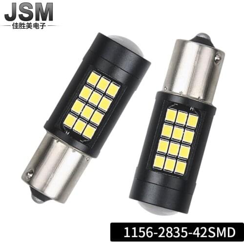Automobile Reversing Lamp 1156 T20 42smd Decoding Non Polar Bright Reversing Lamp Turn Signal Lamp CANbus LED Car Accessories