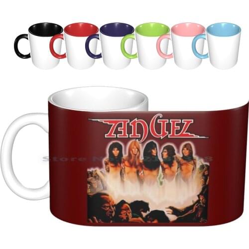 Angel-White Hot Ceramic Mugs Coffee Cups Milk Tea Mug Angel White Hot Heavy Hard Washington Usa Punky Aint Gonna Eat Out My