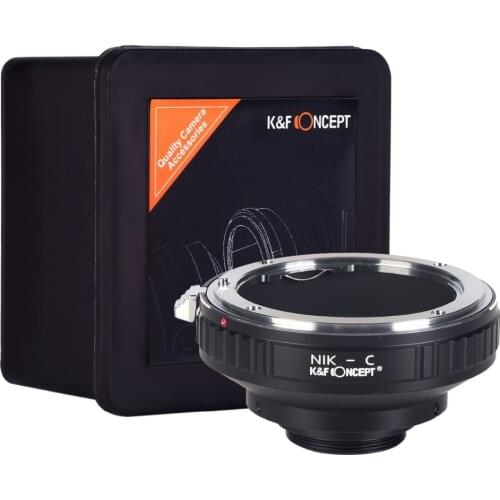 K&F Concept Lens adapter ring For Nikon F Lenses to C Mount Camera Adapter