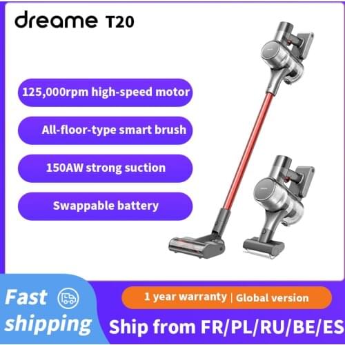 Dreame T20 Handheld Cordless Vacuum Cleaner Intelligent All-surface Brush 25kPa All In One Dust Collector Floor Carpet Aspirator