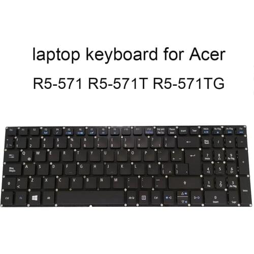 Replacement keyboards R5 571 Backlit keyboard for Acer Aspire R15 R5 571T 51CB LA Latin black laptop parts original LV5P A52BWL