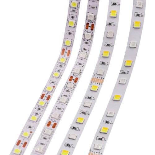 12V 5050 LED Strip Light Waterproof RGB RGBW RGBWW CCT RGBCCT 5M 300 LED Pixel Flexible Tape Lights Lighting Home Decoration