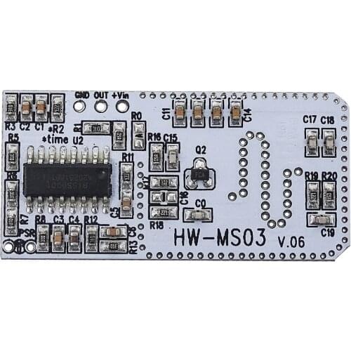 High Performance Motion Sensor Module Radar Motion Sensor HW-MS03 2.4GHz to 5.8GHz Microwave Radar Sensor Module for Arduino