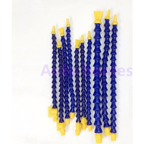 4 Pcs/lot 30/40CM Cooling Tube / Water Cooling Pipe Engraving Machine Tool Coolant Oil Plastic Pipe Round flat adjusting nozzle