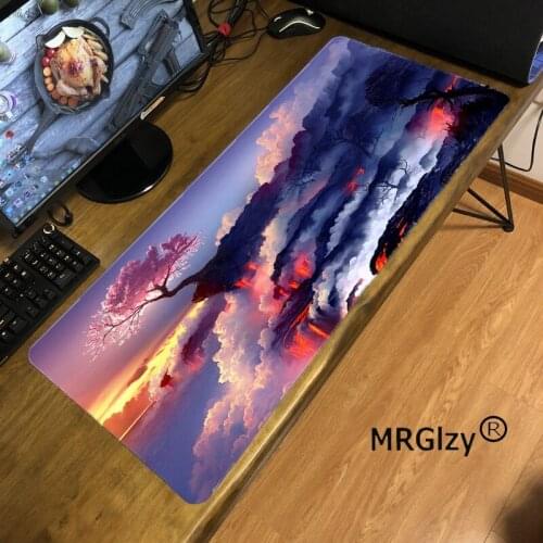 Beautiful landscape big mouse pad household carpet pad gaming accessories pad computer keyboard desk pad waterproof non-slipXXL