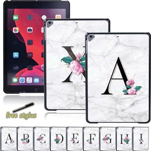 Tablet Case for Apple IPad Mini1/2/3/4/5/iPad2/3/4/iPad (5th/6th/7th Gen)/Air/Air 2/Pro /Air3/Pro(2nd/3st/4nd Gen) with Letter