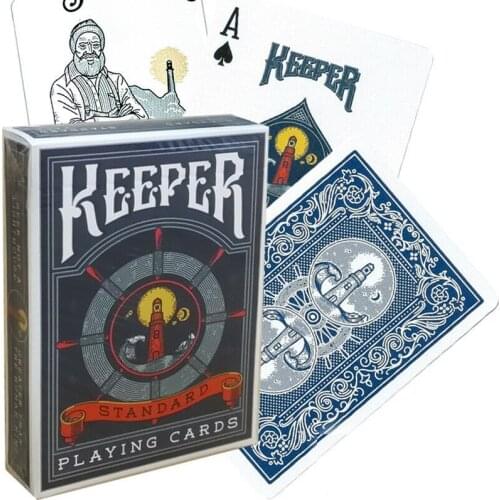 Ellusionist Blue Keeper Playing Cards Bicycle Deck USPCC Collectible Poker Magic Card Games Magic Tricks Props for Magician