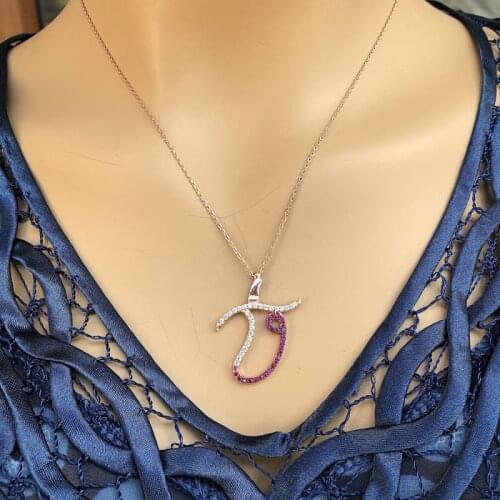 Fantasyl 925 Sterling Silver Necklace Women Girls Gift Jewelry Accessories Fashion Handmade Elegant Chain