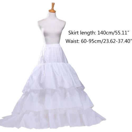 634D Women Lolita White Tulle Petticoat Skirt Sweet Moon Star Fringe Tassel Hem Adjustable 2 Hoops Underskirt Prom Crinoline