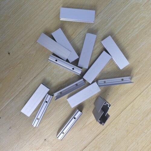 5pcs 10mm Width Aluminum Clip Blacket Holder for 110V 220V 12V 24V 2835 5050 Neon Light LED Strip Flexible Rope Wholesale