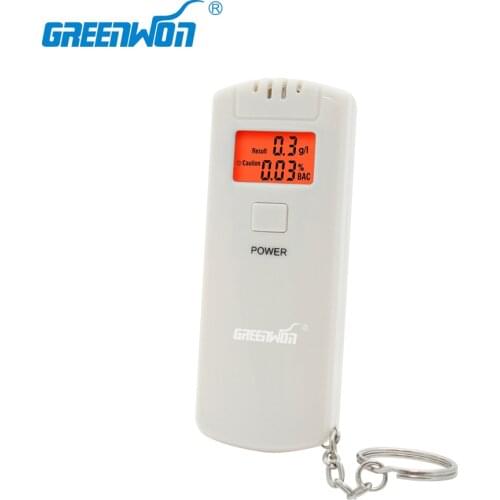 GREENWON breath alcometer with digital lcd display inhaler alcohol meters breath alcohol tester 64s