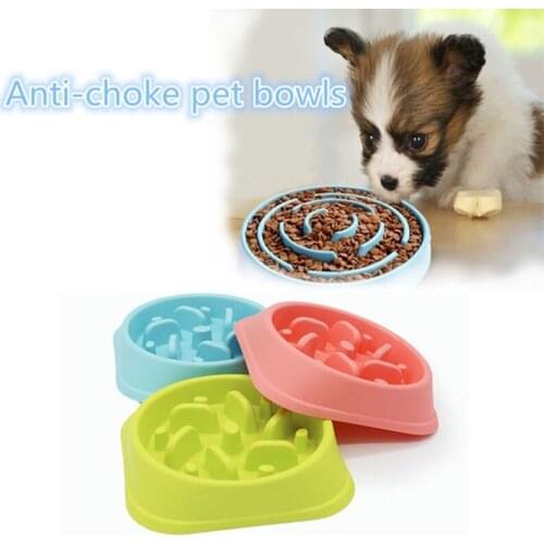 Interactive Puzzle Cat Anti Skid Dishes Tray Home Pets Feeder Dog Bowl Slow Eating Bloat Stop Food Plate Maze Pet Accessories