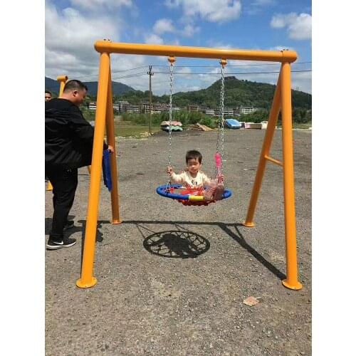 Outdoor baby swing chair playground childrens plastic slide garden toys seat kids monkey bars set children child swing nest 129
