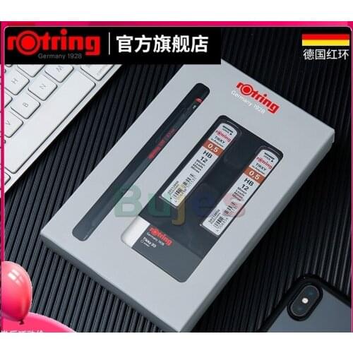 German Rotring 500 Series Automatic Pencil, 0.5/0.7 Mm HB Mechanical Pencil Black Metal Drawing Pen, Student Drawing Supplies