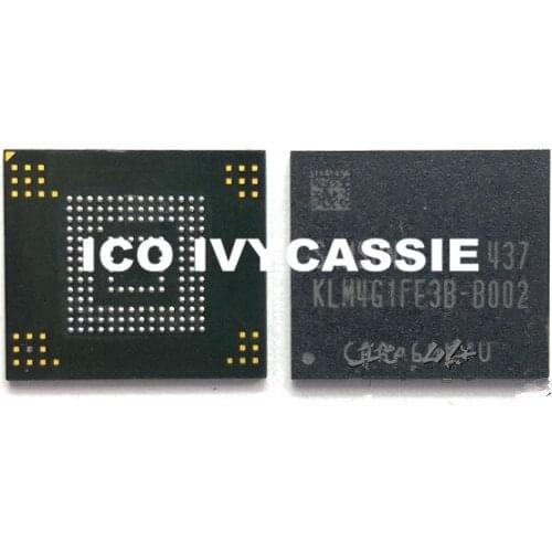 KLM4G1FE3B-B002 eMMC 4GB NAND flash memory IC chip BGA153 Used 100% Tested Good