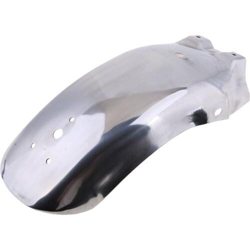 41cm Motorcycle Stainless Steel Kit Rear Wheel Fender Mudguard Replacement for Honda CM125- Chrome