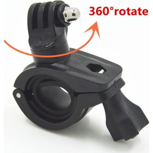 For Go pro 360 Degree Rotation Bike Bicycle Motorcycle Handlebar Handle Bar Mount Holder Bracket For Gopro Hero 6 5 3 4 xiaoyi 4