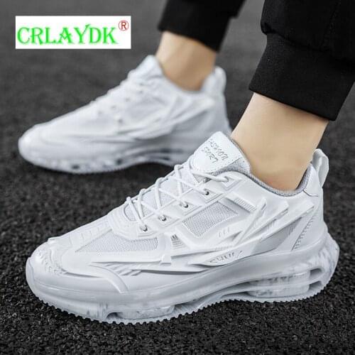 CRLAYDK Tennis for Men Breathable Sneakers Fashion Casual Outdoor Running Walking Shoes Sports Boys Increased Non Slip Trainers