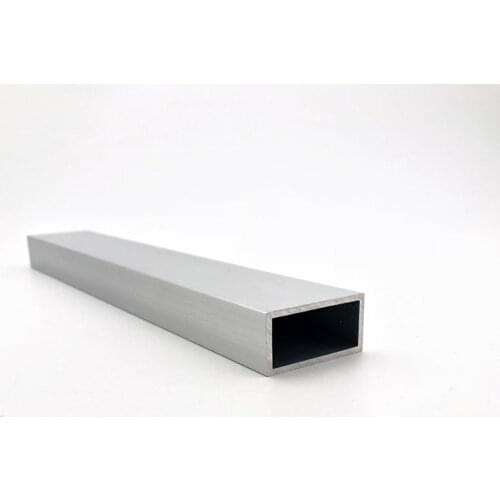 20mm*40mm*2mm square tube aluminum alloy hollow pipe rectangle straight duct vessel 100/200/300/400/500/550mm length